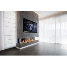 Akos 3 Zijdig Glas Inbouw Gashaard Meridian-XXL 200