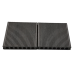 Composiet Vlonderplank Licht Grijs 2,3 x 14,8 x 400 Cm Houtnerf / Ribbel