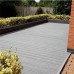 Composiet Vlonderplank Licht Grijs 2,3 x 14,8 x 400 Cm Houtnerf / Ribbel