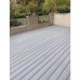 Composiet Vlonderplank Licht Grijs 2,3 x 14,8 x 400 Cm Houtnerf / Ribbel