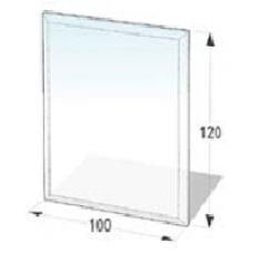 Vloerplaat Glas Rechthoek 100 x 120