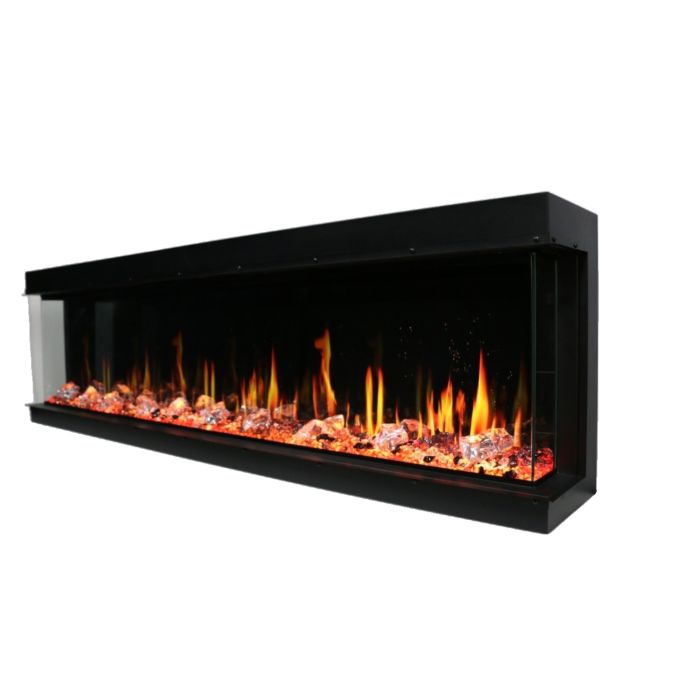 1,2 en 3 zijdige elctrische haard 50 Inch 127 cm