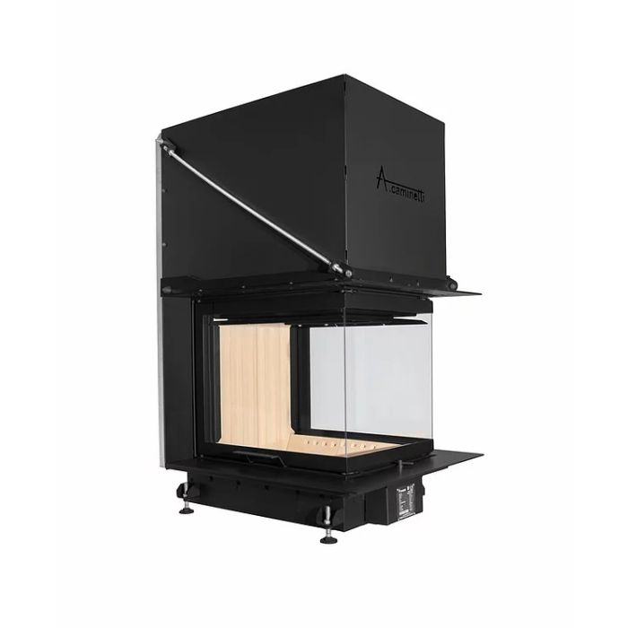 Inbouw Houtkachel Room Divider Crystal 3D 50 x 60