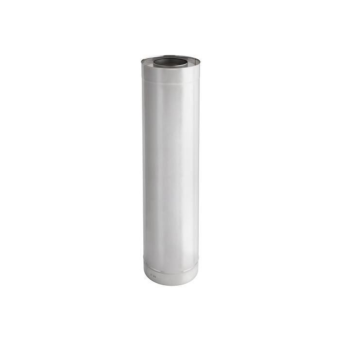 Rookkanaal Darco Dubbelwandig 150 Sectie L = 1000 mm