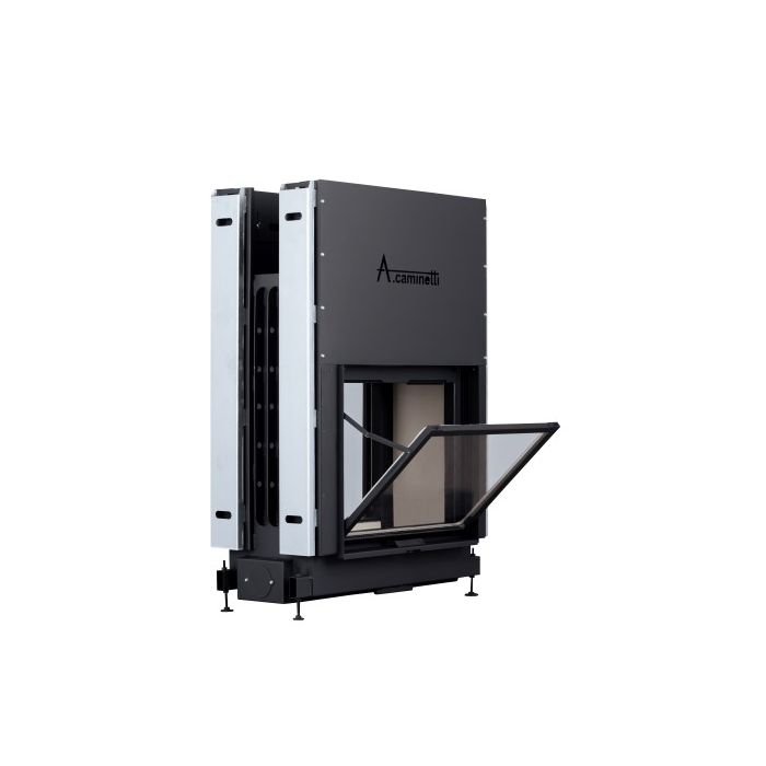 Inbouw Houtkachel Flat Tunnelhaard 90x60