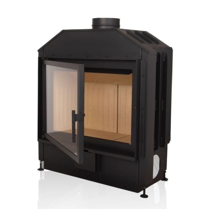 Inbouw Houtkachel Flat 60 Open Side