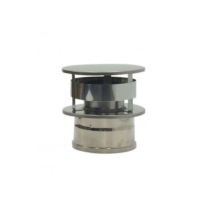 Pellet Pijp 80 Dw. Trekkende Kap