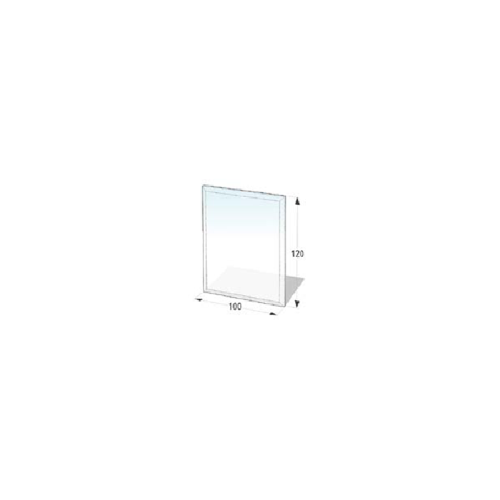 Vloerplaat Glas Rechthoek 100 x 110