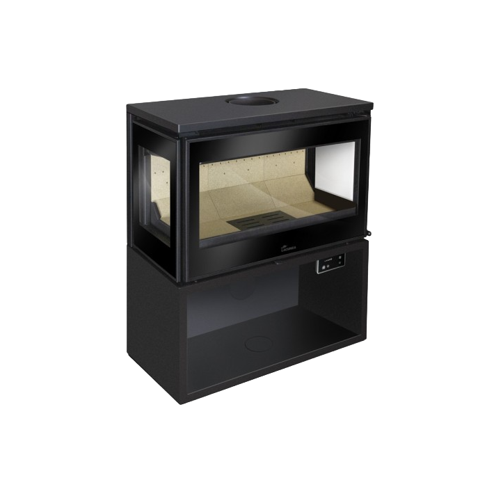 Houtkachel Paris 700 3 Zijdig Glas