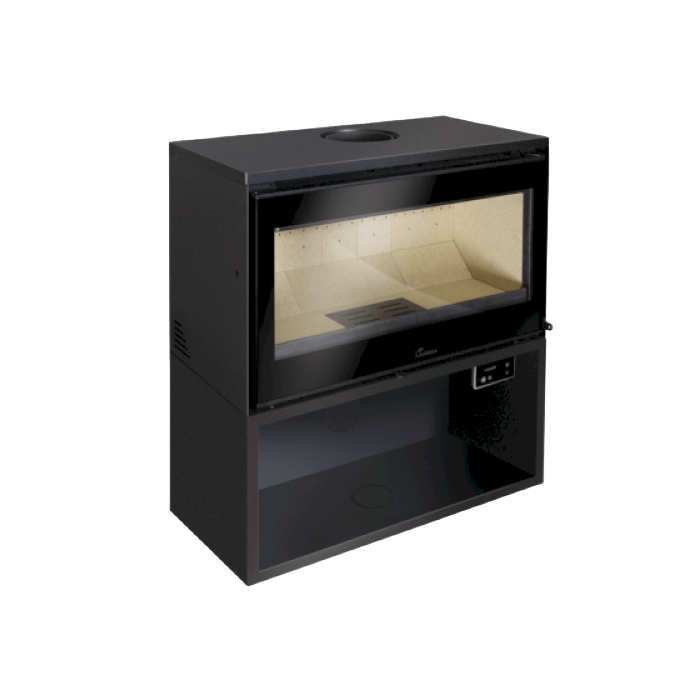 Houtkachel Paris 800 3 Zijdig Glas