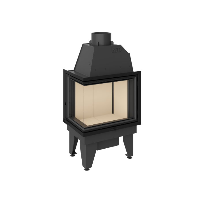 Inbouw Houtkachel KFD iLine 5161 Links Glas
