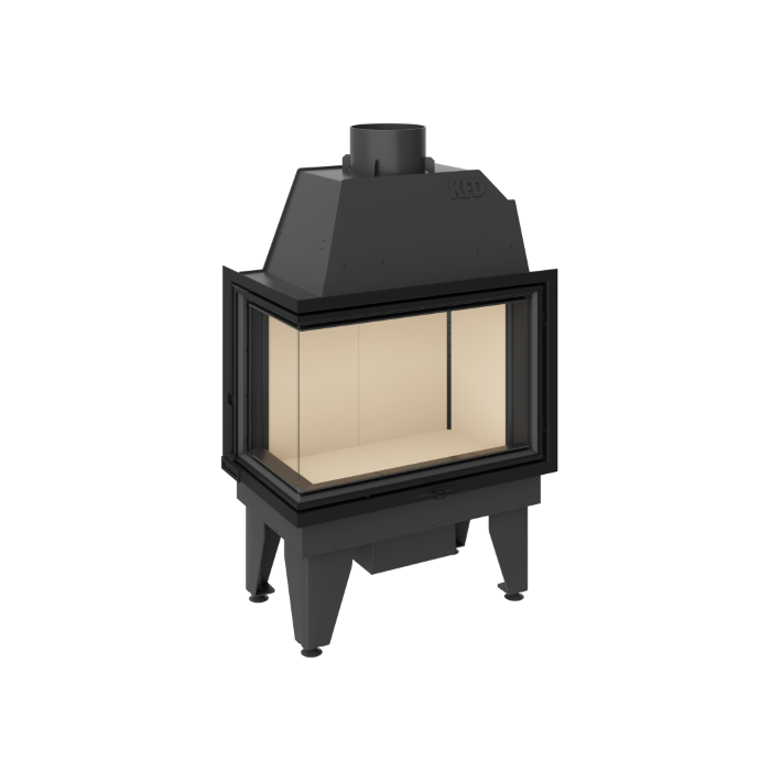 Inbouw Houtkachel KFD iLine 5172 Links Glas