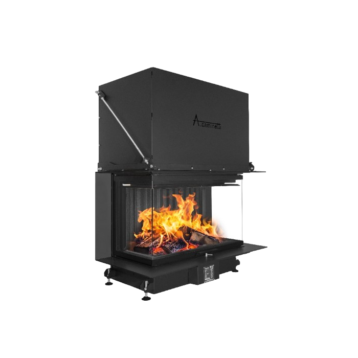 Inbouw Houtkachel Crystal 90 Max
