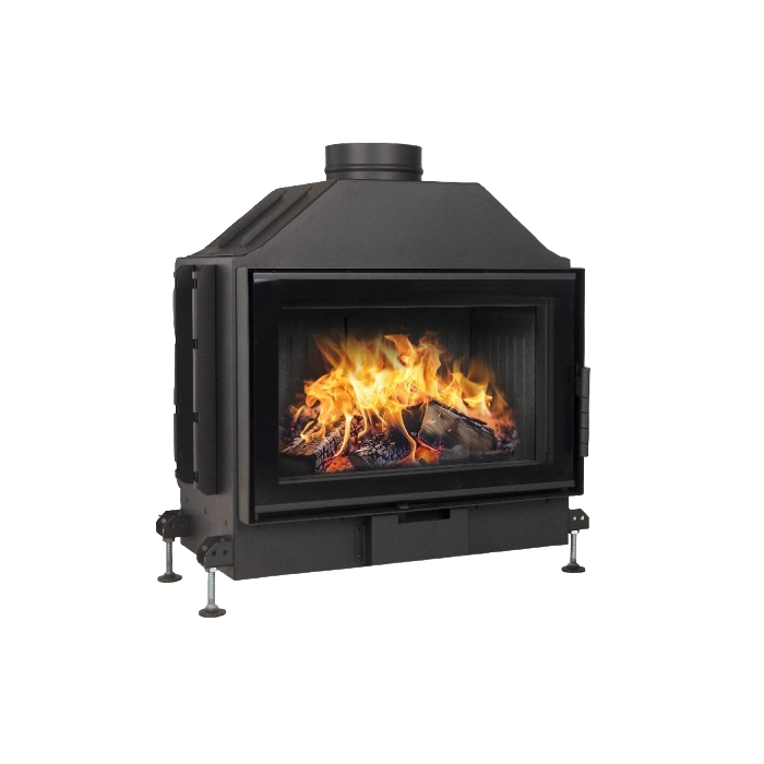 Inbouw Houtkachel Flat 60 Open Side