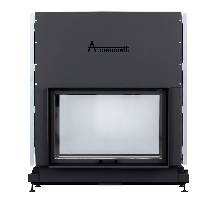 Inbouw Houtkachel Flat Tunnelhaard 120x50