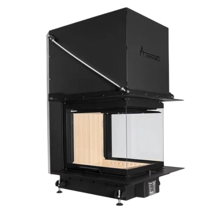 Inbouw Houtkachel Room Divider Crystal 3D 50 x 60