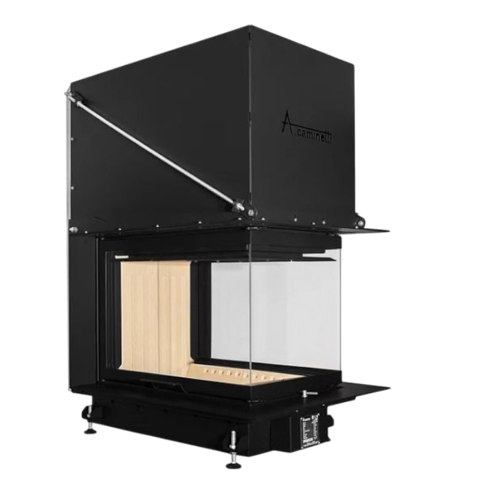 Inbouw Houtkachel Room Divider Crystal 3D 50 x 70