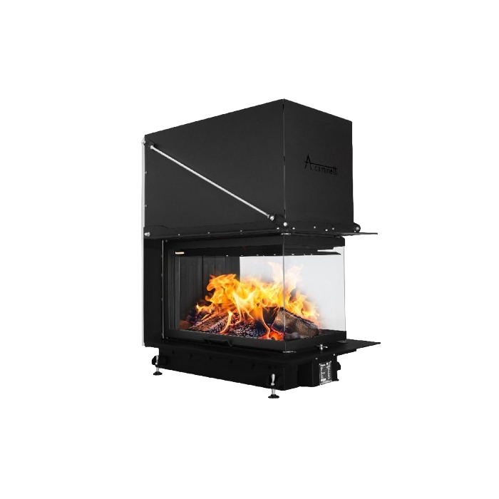 Inbouw Houtkachel Room Divider Crystal 3D Max