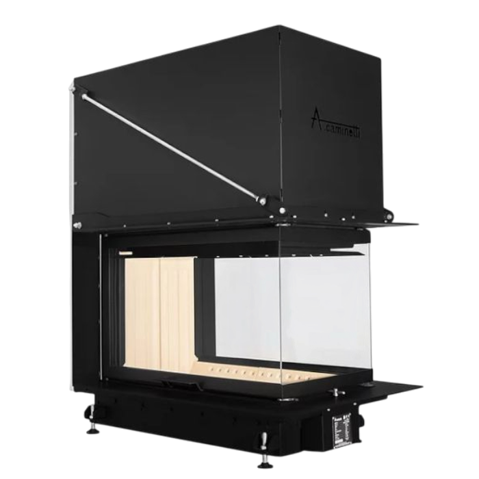 Inbouw Houtkachel Room Divider Crystal 3D Max