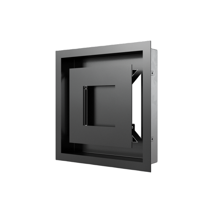 Muur Rooster Black 22x22