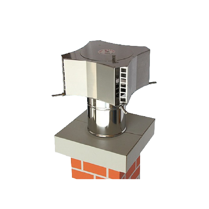 Schoorsteenkap Firemaster Small RVS 180