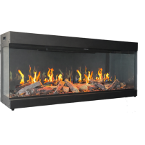 1,2 en 3 zijdige elektrische haard 50 Inch 127 cm