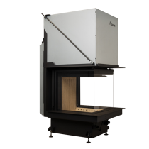 Inbouw Houtkachel Room Divider Crystal 3D 50x50 Premium Edition