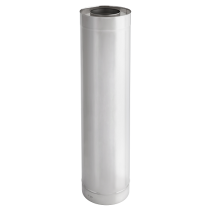 Rookkanaal Darco Dubbelwandig 150 Sectie L = 1000 mm