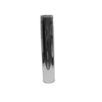 Rookkanaal - Kachelpijp Dubbelwandig 150 Sectie L = 1000 mm Met deukjes 50% korting