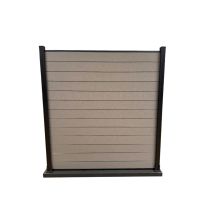 Modulair Schutting Composiet Licht Grijs 180x180 cm (zonder palen)