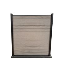 Modulair Schutting Composiet Licht Grijs 180x180 cm (zonder palen)