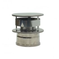 Pellet Pijp 80 Dw. Trekkende Kap