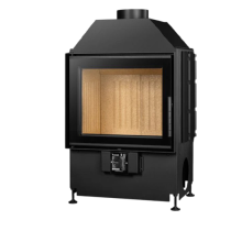 Inbouw Houtkachel Flat 50 Open Side