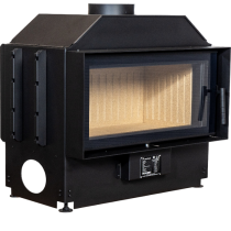 Inbouw Houtkachel Flat 80 Open Side