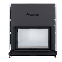 Inbouw Houtkachel Flat Tunnelhaard 120x50