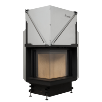 Inbouw Houtkachel Quattro 50 Links Glas Premium Edition