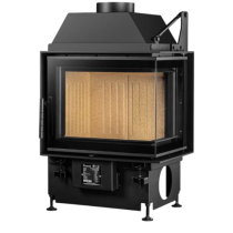 Inbouw Houtkachel Quattro 50 R Rechts Open Side