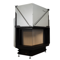 Inbouw Houtkachel Quattro 70 Links Glas Premium Edition