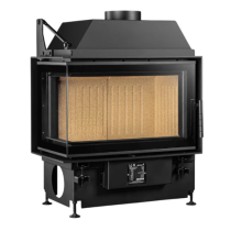 Inbouw Houtkachel Quattro 80 L Links Open Side