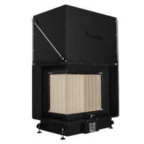 Inbouw Houtkachel Quattro 80 Max Links Glas