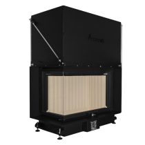 Inbouw Houtkachel Quattro 90 Max Links Glas