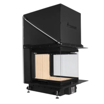 Inbouw Houtkachel Room Divider Crystal 3D 50 x 60