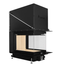 Inbouw Houtkachel Room Divider Crystal 3D 50 x 70