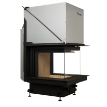 Inbouw Houtkachel Room Divider Crystal 3D 50x70 Premium Edition