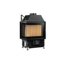 Inbouw Houtkachel Quattro 50 L Links Open Side