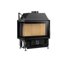 Inbouw Houtkachel Quattro 70 L Links Open Side