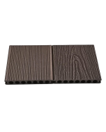Composiet Vlonderplank Coffee 2,3 x 14,8 Cm Houtnerf / Ribbel