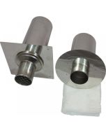 Pellet Pijp 80 Dw. Muurdoorvoer 