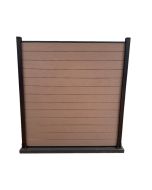 Modulair Schutting Composiet Coffee 180x180 cm (zonder palen)