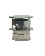 Pellet Pijp 80 Dw. Trekkende Kap